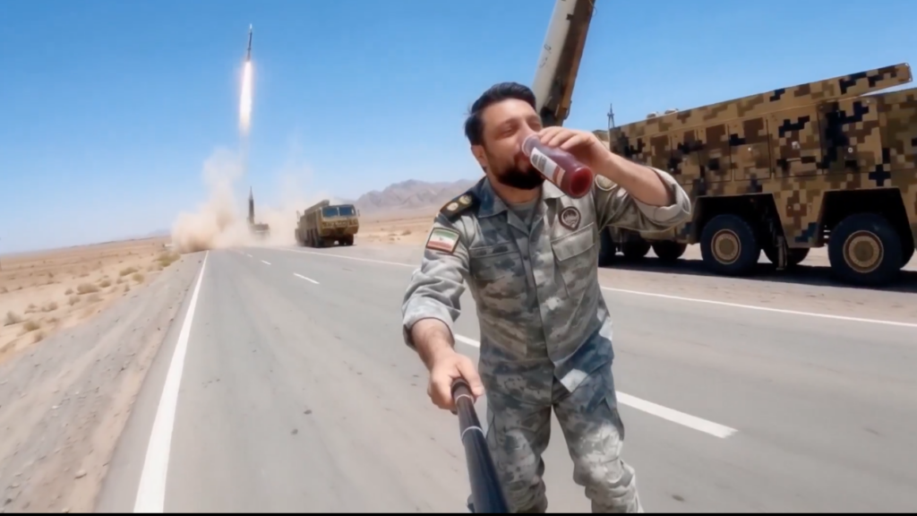 Βίντεο: Ιρανός Φρουρός καταγράφει εκτόξευση πυραύλου πίνοντας τσάι και κάνοντας… σκέιτμπορντ