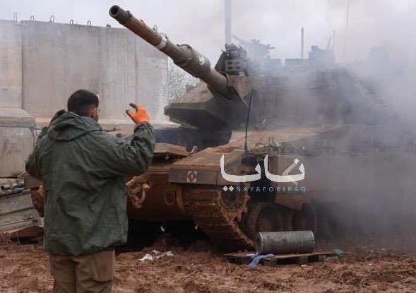 Ισραηλινό άρμα μάχης καταστράφηκε ολοσχερώς από αντιαρματικό πύραυλο που εκτόξευσε η Χεζμπολάχ (φωτο)