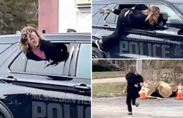 Κινηματογραφική απόδραση γυναίκας από περιπολικό στις ΗΠΑ: Το έσκασε από το παράθυρο φορώντας χειροπέδες (βίντεο)