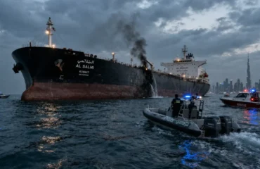 Βίντεο: Παρανάλωμα του πυρός έγινε αμερικανικό τάνκερ που έπληξαν οι Ιρανοί Φρουροί!