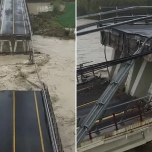 Ο Ερμίνιο «σαρώνει» την Ιταλία – Κατέρρευσε γέφυρα πάνω από τον ποταμό Τρίνιο (φώτο-βίντεο)