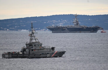 Το αμερικανικό αεροπλανοφόρο USS Gerald R. Ford, απέπλευσε από το λιμάνι του Σπλιτ στην Κροατία
