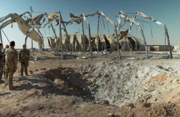 Σκηνές από τις πυραυλικές ιρανικές επιθέσεις που κατέστρεψαν τις αμερικανικές βάσεις στην Μέση Ανατολή