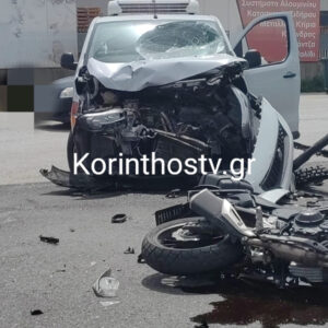 Σοβαρό τροχαίο στην Κόρινθο: Οχήματα έγιναν «κομμάτια» μετά από την σύγκρουσή τους – Ένας τραυματίας (φωτογραφίες)