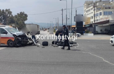 Τραγωδία στην Κόρινθο: Ξεψύχησε ο 68χρονος μοτοσικλετιστής που συγκρούστηκε με βανάκι