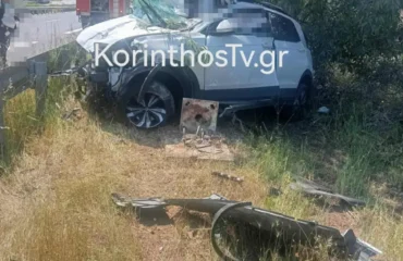 Τραγικό δυστύχημα στη Νεμέα: Νεκρή η οδηγός του ΙΧ που εξετράπη της πορείας του (φωτο-upd)