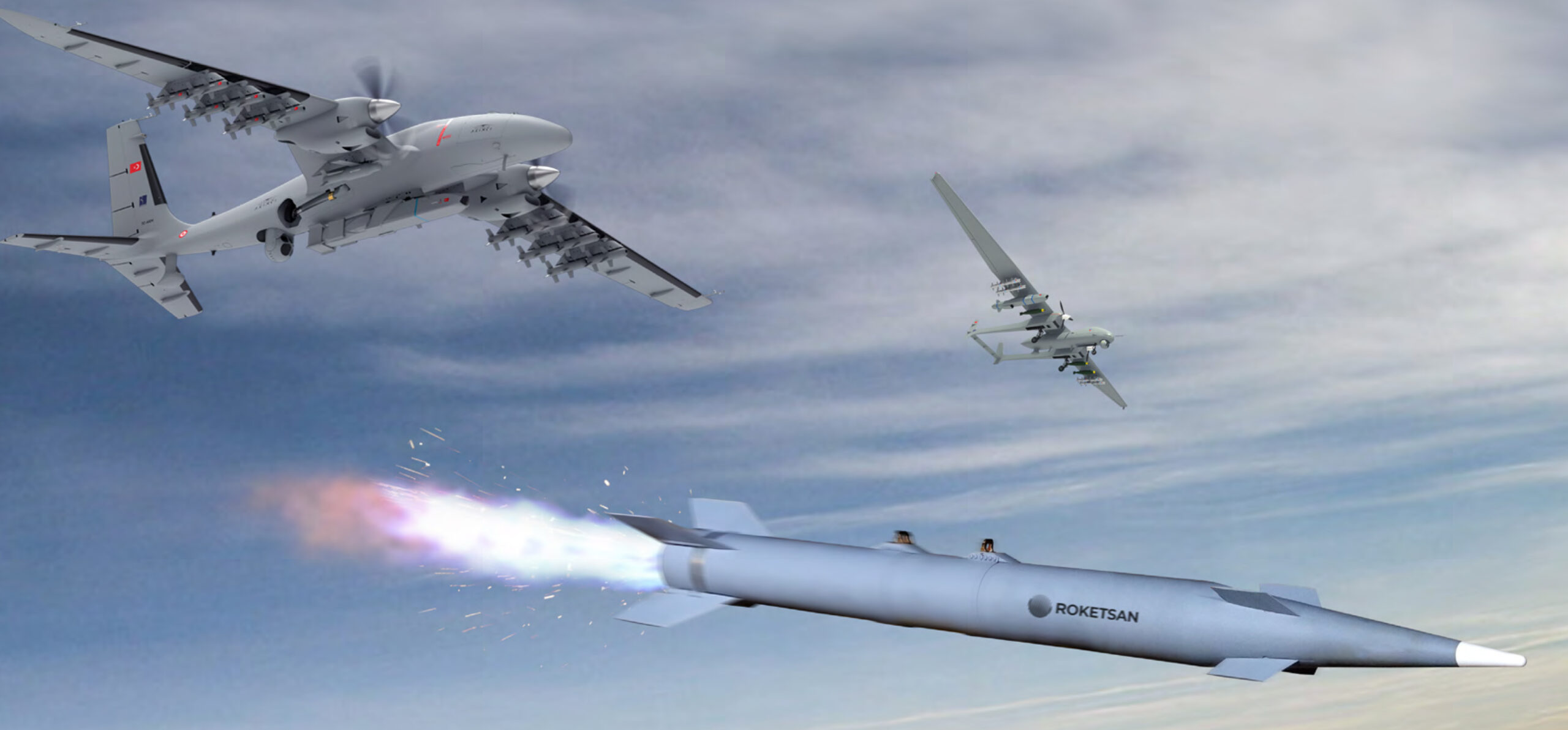 Δείτε βίντεο: Υπερηχητικός βαλλιστικός πύραυλος εκτοξεύεται από τουρκικό Bayraktar Akinci και χτυπά τον στόχο του