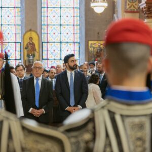 Ο δήμαρχος της Νέας Υόρκης στον Καθεδρικό Ναό της Αγίας Τριάδας  για τον εορτασμό της 25ης Μαρτίου