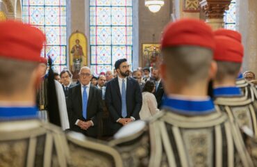 Ο δήμαρχος της Νέας Υόρκης στον Καθεδρικό Ναό της Αγίας Τριάδας  για τον εορτασμό της 25ης Μαρτίου