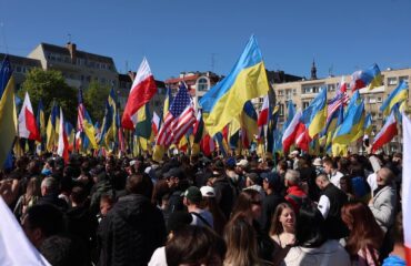 Μεγάλη ουκρανική διαδήλωση στο Βρότσλαβ της Πολωνίας κατά της διαφθοράς στο… Κίεβο!