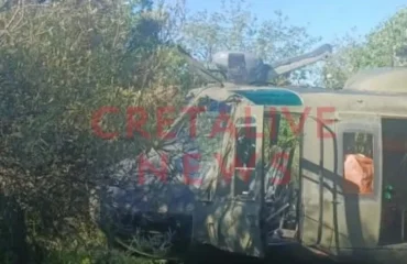 Ελικόπτερο ΑΒ-205 της Πολεμικής Αεροπορίας πραγματοποίησε αναγκαστική προσγείωση μεταξύ Μαθιάς και Αμαριανού (upd)