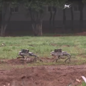 Κίνα: Ο Στρατός εκπαιδεύεται με ρομποτικά «σκυλιά» και επιθετικά drones!