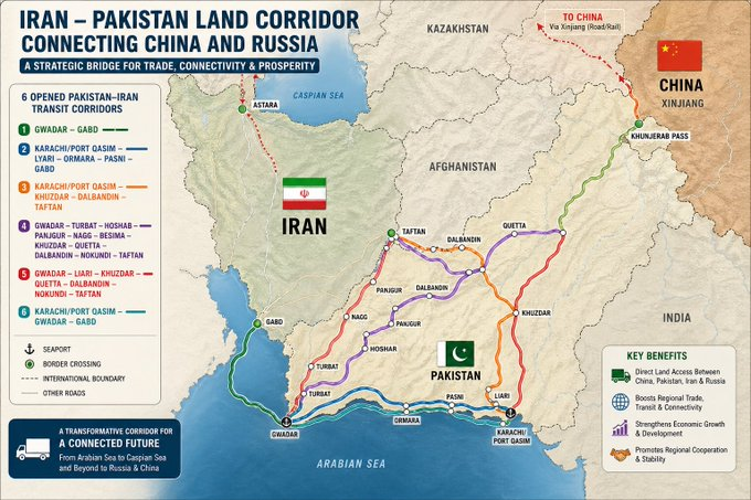 Το Πακιστάν άνοιξε 6 διαδρόμους για τον εφοδιασμό του Ιράν!