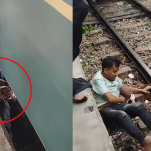 Βρέφος έπεσε στις ράγες τρένου στο Μπαγκλαντές: Πώς το κάλυψε με το σώμα του ο πατέρας και το έσωσε (βίντεο)
