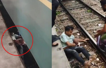 Βρέφος έπεσε στις ράγες τρένου στο Μπαγκλαντές: Πώς το κάλυψε με το σώμα του ο πατέρας και το έσωσε (βίντεο)