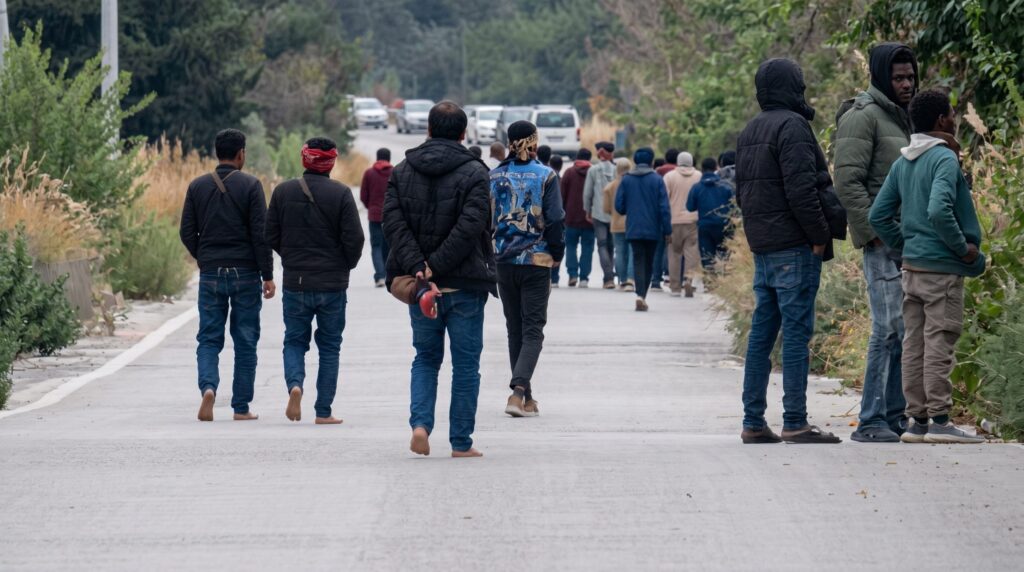 Κρήτη: Μετανάστες περιφέρονται  προσπαθώντας να εντοπίσουν κάποιον υπεύθυνο για να δηλώσουν την άφιξή τους!