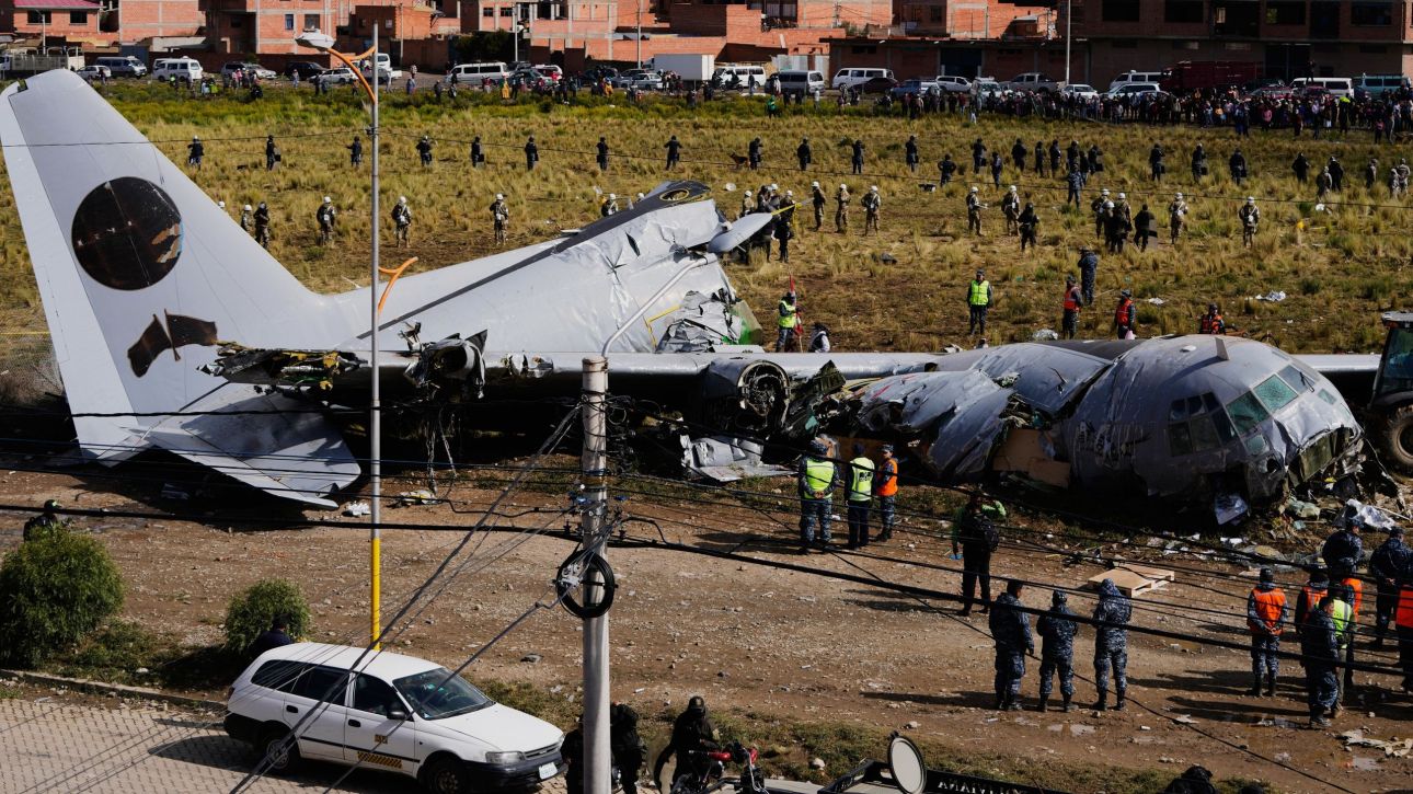 Βολιβία: Συνελήφθησαν οι πιλότοι του C-130 που συνετρίβη με φορτίο 60 εκατ. δολαρίων