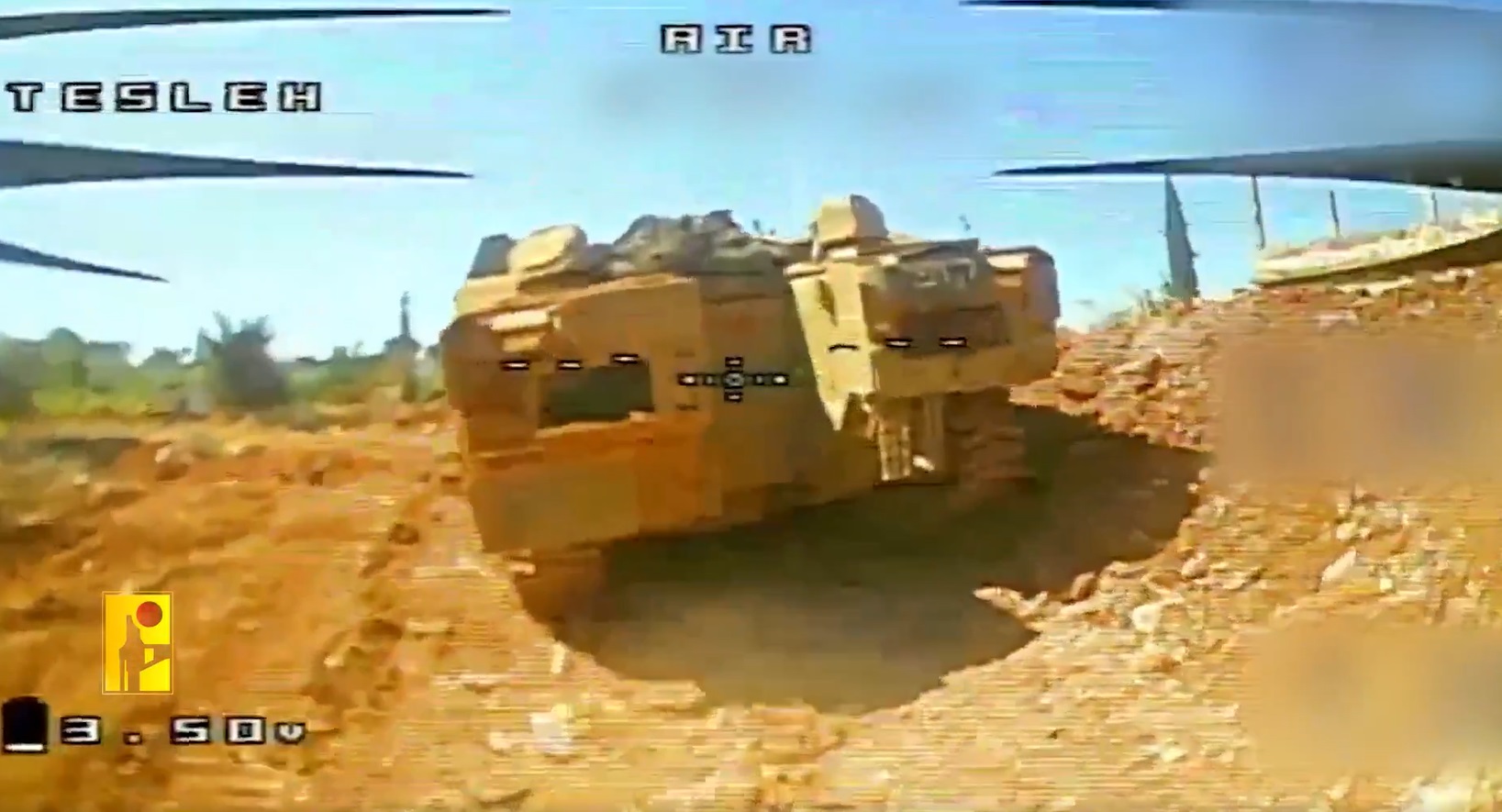 Βιντεο: FPV της Χεζμπολαχ πλήττει ισραηλινό ΤΟΜΠ σε στρατόπεδο στο νότιο Λίβανο