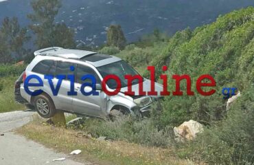 Οδηγός τζιπ στην Εύβοια έχασε τον έλεγχο του οχήματος και εξετράπη της πορείας του (φωτογραφίες)