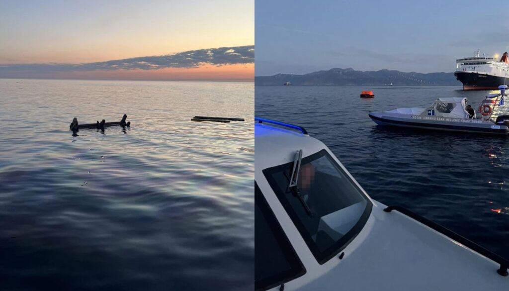 «Corsage C»: Εικόνες από το σημείο που βυθίστηκε το φορτηγό πλοίο βόρεια της Άνδρου (φώτο-βίντεο)