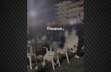 Θεσσαλονίκη: Bίντεο ντοκουμέντο από την άγρια συμπλοκή σε ποντιακό γλέντι – «Εκτοξεύονταν» καρέκλες και αντικείμενα