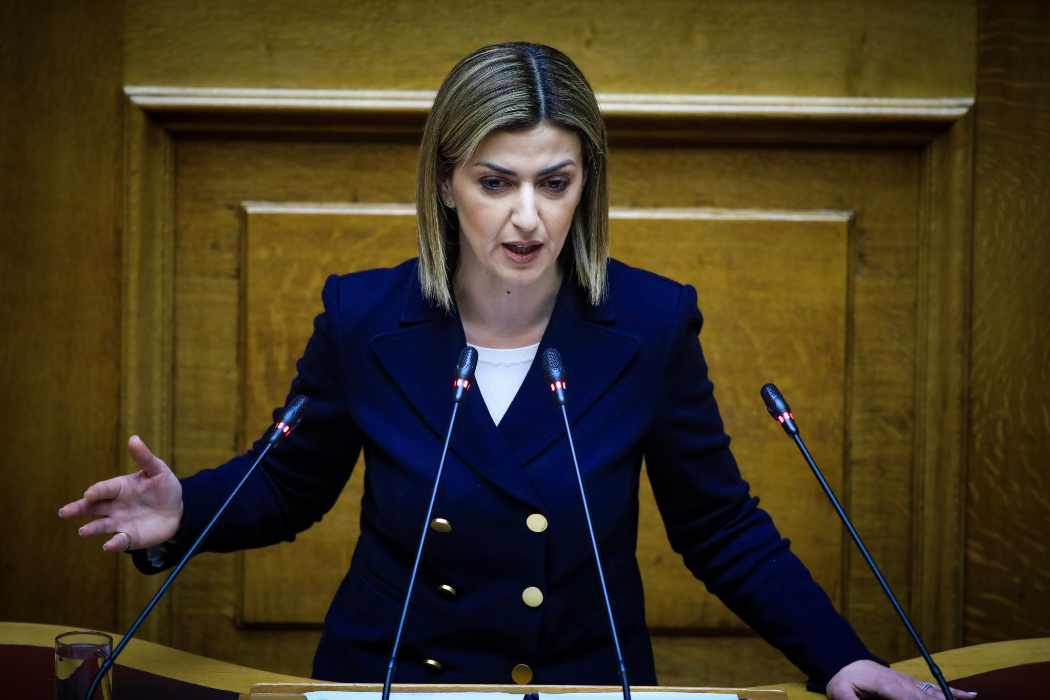 Ε.Αγαπηδάκη: «Η ΝΔ είναι εφτάψυχη σαν τις γάτες – Καθημερινά ιδρώνουμε τη φανέλα»