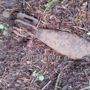 Βγήκαν για περπάτημα σε δάσος της Ευρυτανίας και βρήκαν… όλμο του Β’Π.Π. (φωτογραφίες)