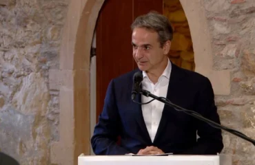 Η ομιλία του Κυριάκου Μητσοτάκη στο Παλάτι των Δεσποτών στον Μυστρά