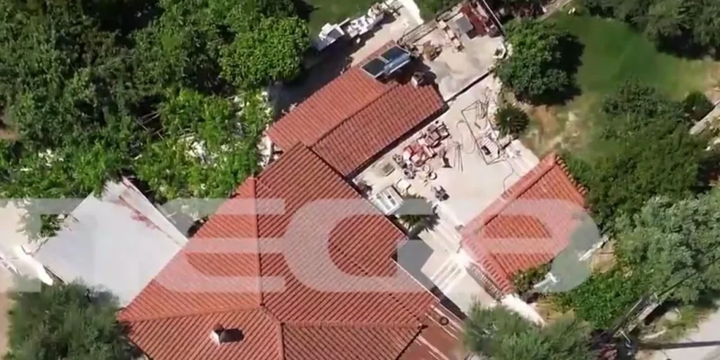 Στη δημοσιότητα πλάνα από την έπαυλη – «φρούριο» του Τ.Δαλαμάγκα στο Αίγιο