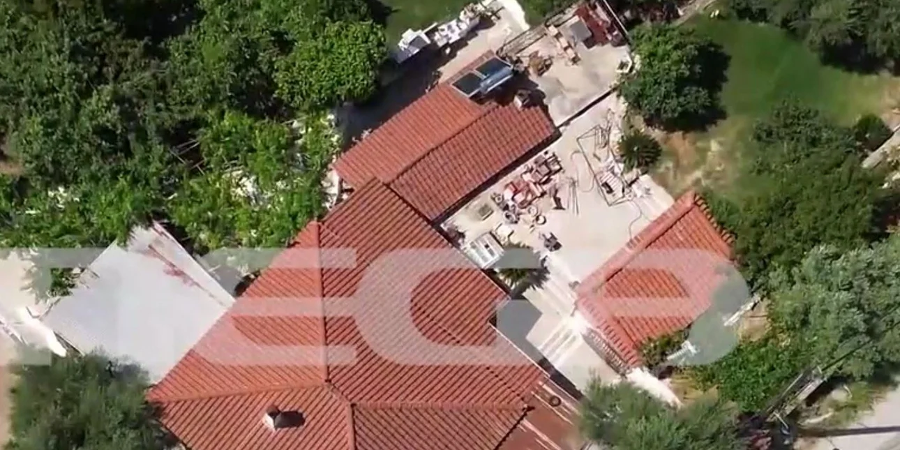 Στη δημοσιότητα πλάνα από την έπαυλη – «φρούριο» του Τ.Δαλαμάγκα στο Αίγιο