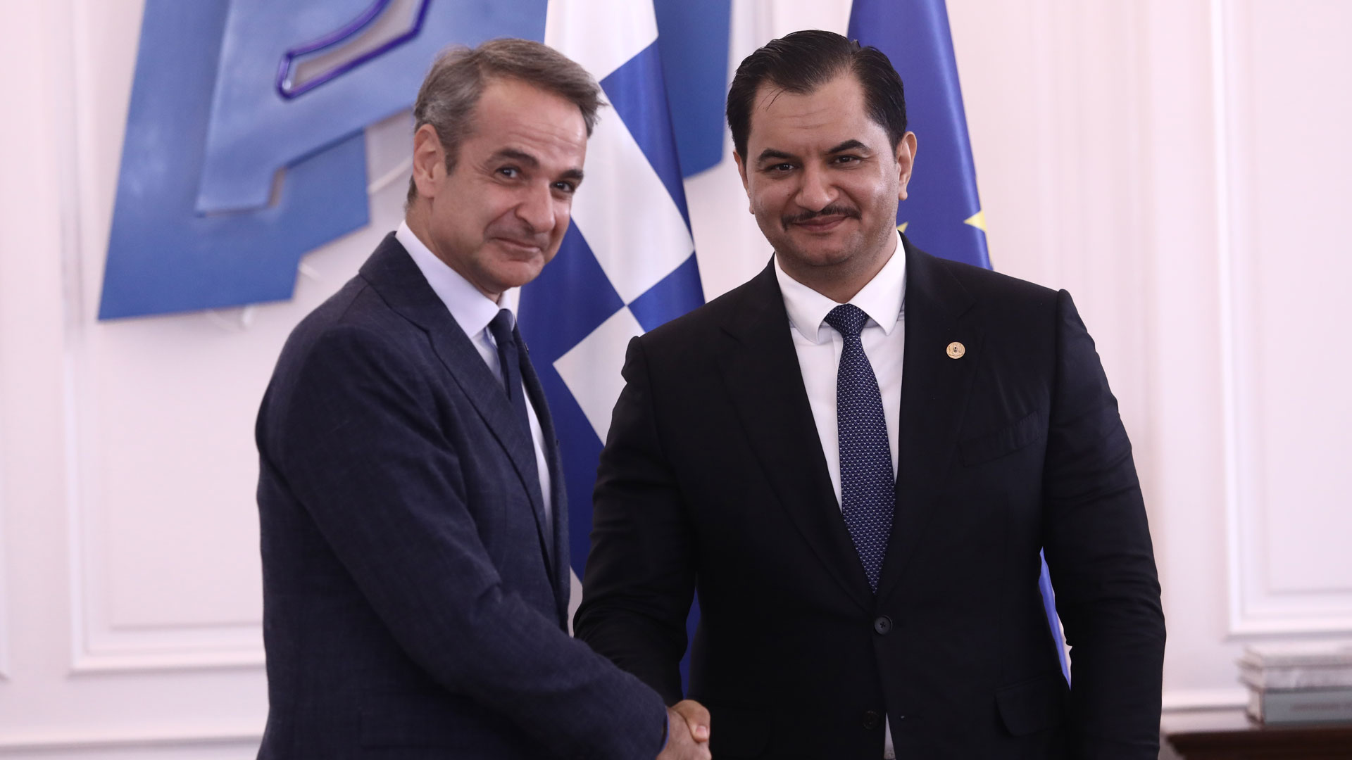 Με τον υπαρχηγό της Γενικής Διοίκησης του λιβυκού Εθνικού Στρατού συναντήθηκε ο Κ.Μητσοτάκης στο Μέγαρο Μαξίμου
