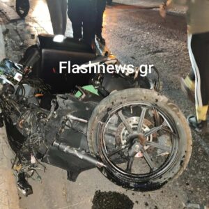 Σοβαρό τροχαίο στα Χανιά: Συνελήφθη ο οδηγός που διέλυσε το μηχανάκι διανομέα, τον τραυμάτισε και ήθελε να φύγει