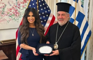 Με τον Αρχιεπίσκοπο Μεγάλης Βρετανίας συναντήθηκε η Κ.Γκιλφόιλ (φωτο)