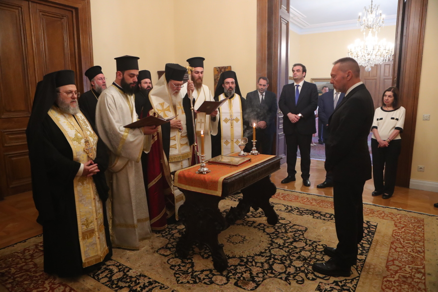 Γ.Στουρνάρας: Ορκίστηκε για τρίτη θητεία στη διοίκηση της Τράπεζας της Ελλάδος (φωτο)