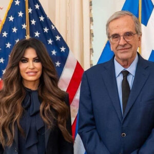 Η Κίμπερλι Γκιλφόιλ συναντήθηκε με τον Αντώνη Σαμαρά στην αμερικανική Πρεσβεία (φωτό)