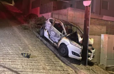 Νέο βίντεο ντοκουμέντο από την πορεία του φλεγόμενου ΙΧ στη Βούλα