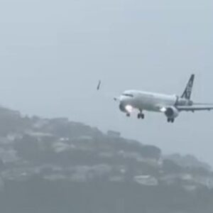 Βίντεο: Αεροπλάνο στην Νέα Ζηλανδία σταματά την προσγείωση τελευταία στιγμή λόγω ανέμων και βροχής