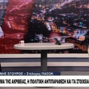 Μεγάλη ένταση on air ανάμεσα σε Γ.Σγουρό και Σ.Ζαχαρό: «Παπατζήδες δεν ακούω» – «Με απειλείτε;» (βίντεο)