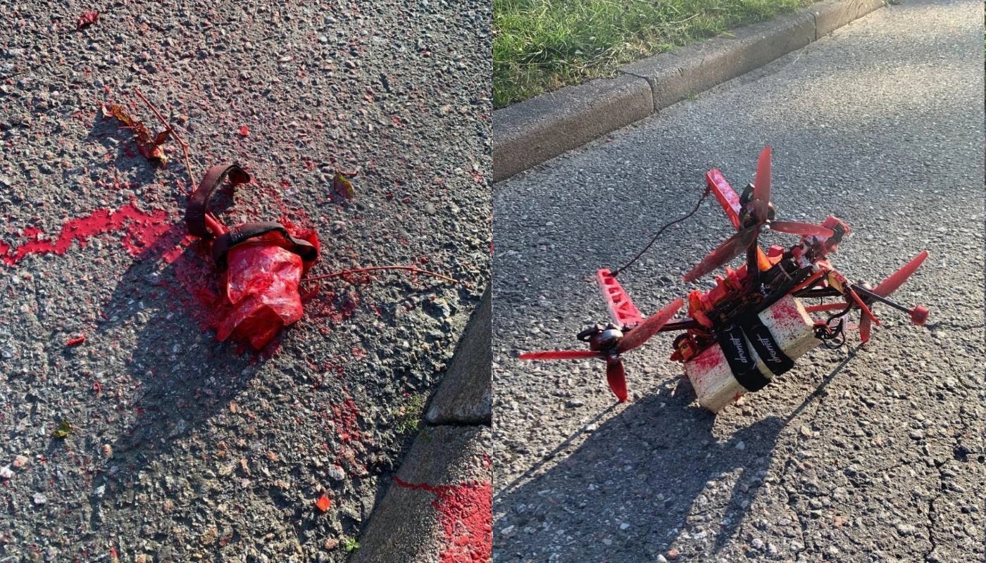 Στόχος επίθεσης με drones η ρωσική πρεσβεία στη Στοκχόλμη – Πέταξαν κόκκινη μπογιά (φώτο)