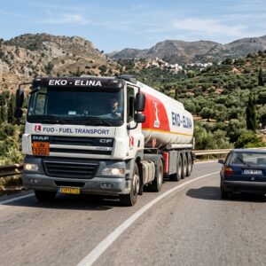 Χανιά: Συνελήφθη ο οδηγός βυτιοφόρου που πραγματοποίησε επικίνδυνη προσπέραση