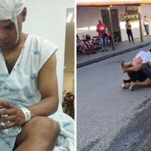 Βίντεο: Χτυπάει άγρια με ρόπαλο στο κεφάλι άνδρα που είναι πεσμένος σε δρόμο της Feira de Santana στην Βραζιλία!