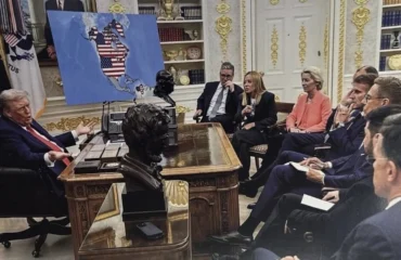 Ντ.Τραμπ: Δημοσίευσε εικόνα που δείχνει Καναδά, Γροιλανδία   και Βενεζουέλα ως αμερικανικά εδάφη