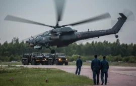 Βίντεο: Η στιγμή που ουκρανικό FPV drone επιχειρεί να πλήξει ρωσικό ελικόπτερο Mi-28N στο Μπέλγκοροντ
