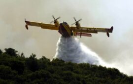 Φωτιά στη Σουρωτή Θεσσαλονίκης – Μήνυμα από το 112 για εκκένωση προς τα Βασιλικά