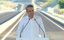 Εγκαινιάζει τον Ε65 ο Κ.Μητσοτάκης με αναφορά στο Ταμείο Ανάκαμψης