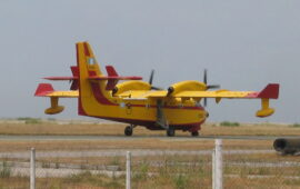 Αναχώρησαν τα δύο ελληνικά Canadair για τη μάχη με τις μεγάλες πυρκαγιές της Ισπανίας