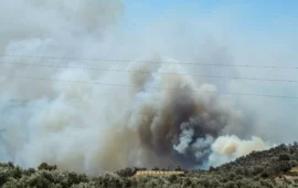 Φωτιά ξέσπασε στην Αγία Τριάδα στο Λασίθι