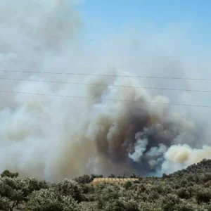 Φωτιά ξέσπασε στην Αγία Τριάδα στο Λασίθι