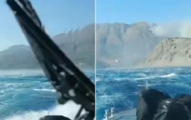 Ρέθυμνο: Δραματική επιχείρηση διάσωσης 30 ανθρώπων με το καΐκι του από την παραλία του Αγίου Παύλου (βίντεο)