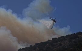 Κεφαλονιά: «Μάχη» με τις φλόγες κοντά σε κατοικημένες περιοχές – Συνεχείς ρίψεις από αέρος